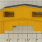 Lionel 19700-17 Yellow/Dark Gray Extended Vision Caboose Cab