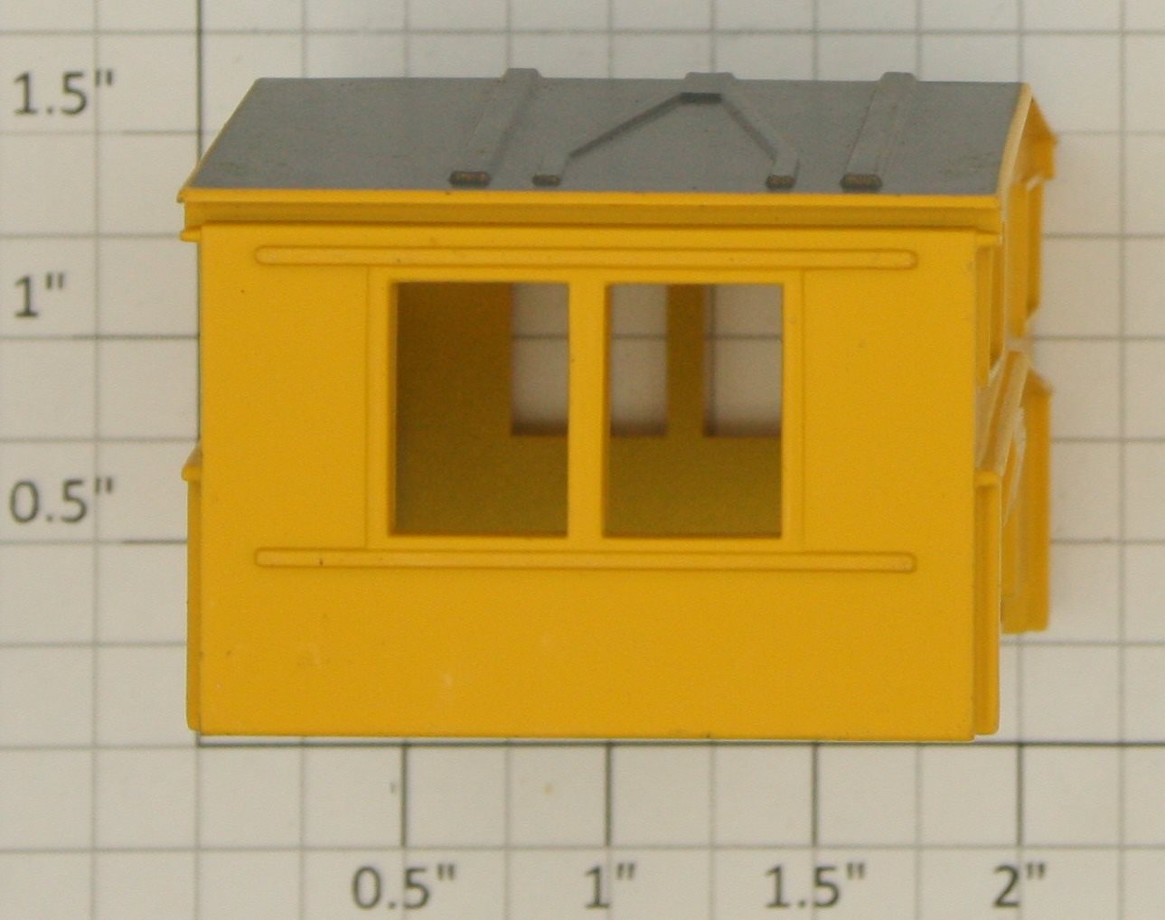 Lionel 19700-17 Yellow/Dark Gray Extended Vision Caboose Cab