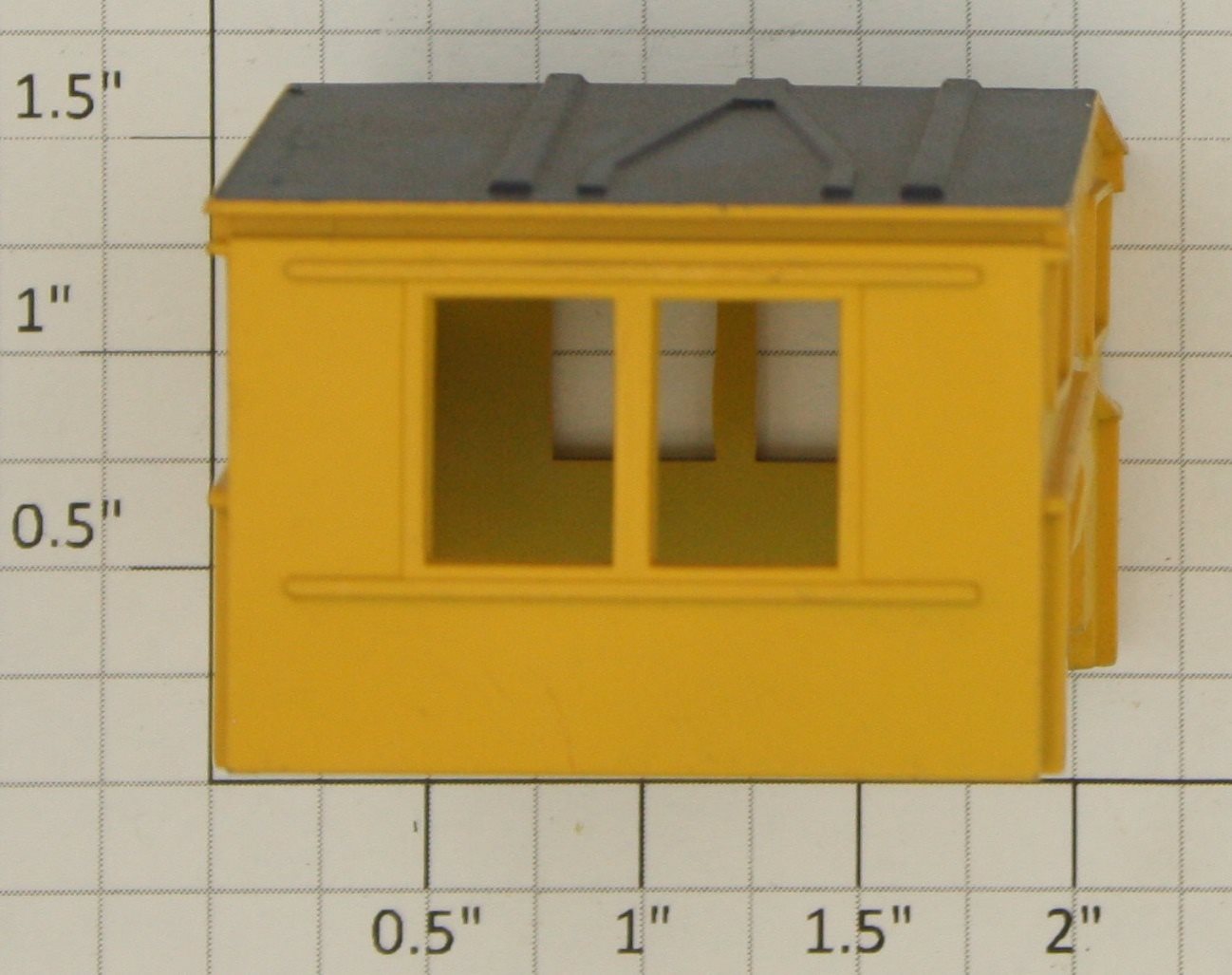Lionel 19700-17 Yellow / Navy Blue Extended Vision Caboose Cab