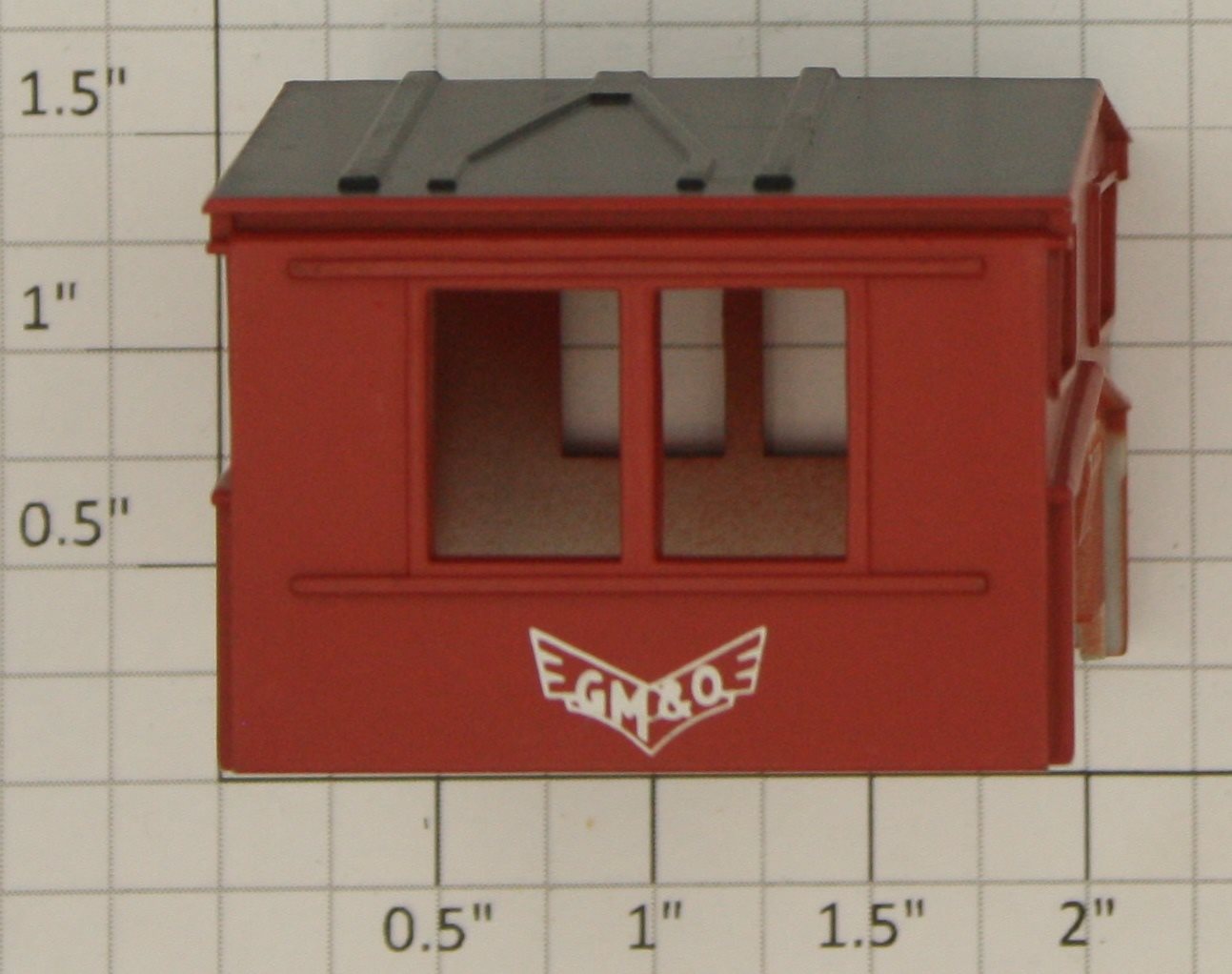 Lionel 19721-2 Gulf, Mobile & Ohio Extended Vision Caboose Red Cupola