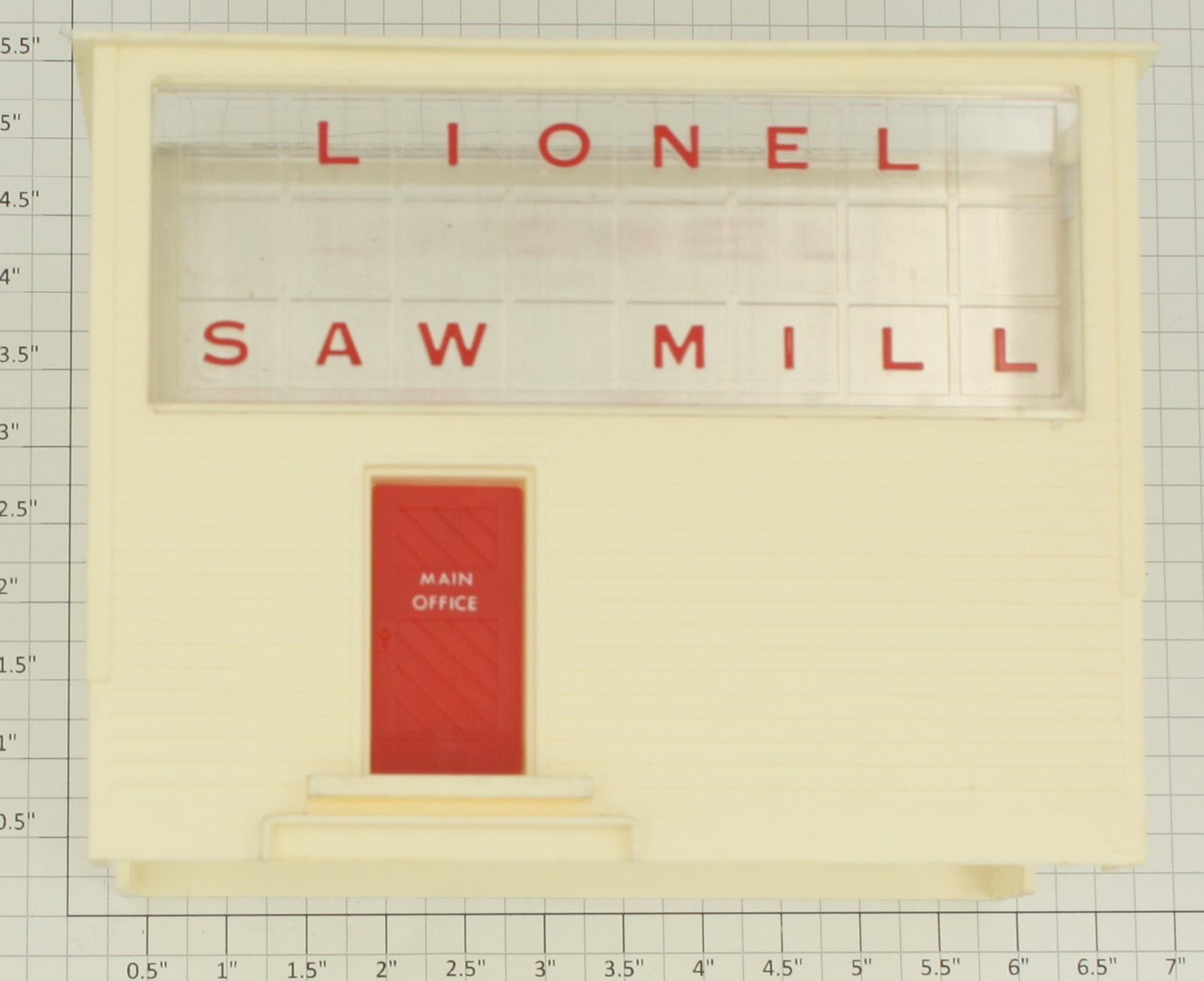 Lionel 464-65 Main Saw Mill Building with Window, Front Door and Rear Door