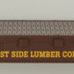 Lionel 26716-1 West Side Lumber Company Brown Flat Car