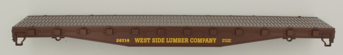 Lionel 26716-1 West Side Lumber Company Brown Flat Car