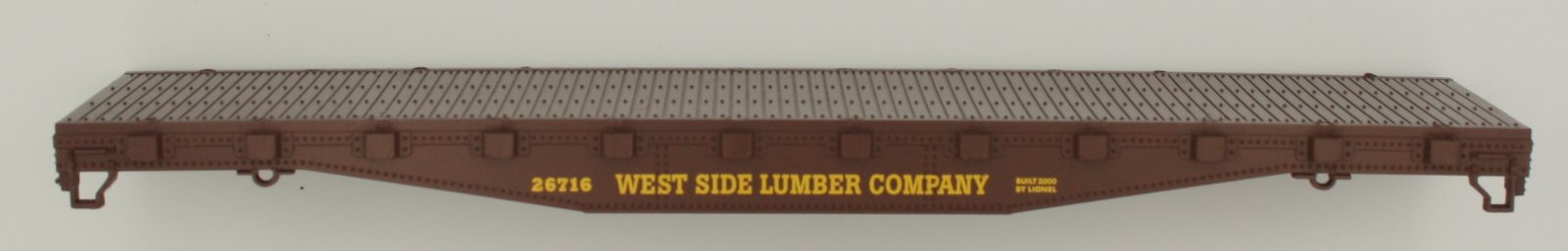 Lionel 26716-1 West Side Lumber Company Brown Flat Car