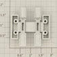 MTH 40-1000 Silver Track Trestle Lock