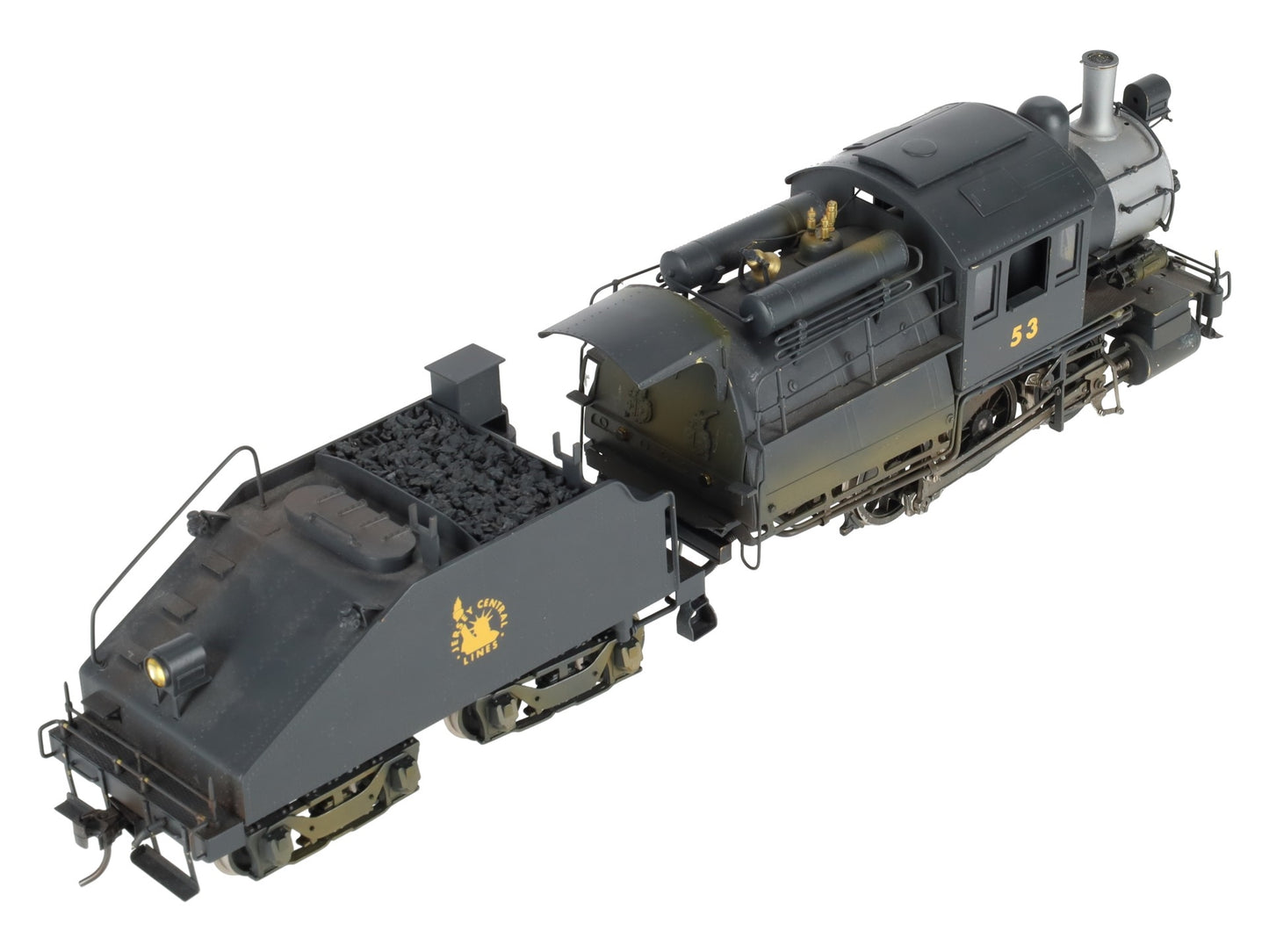 Gem Models ST-508 O Brass Reading B-8a 0-6-0 Camelback Steam Loco&Tender-Custom EX/Box