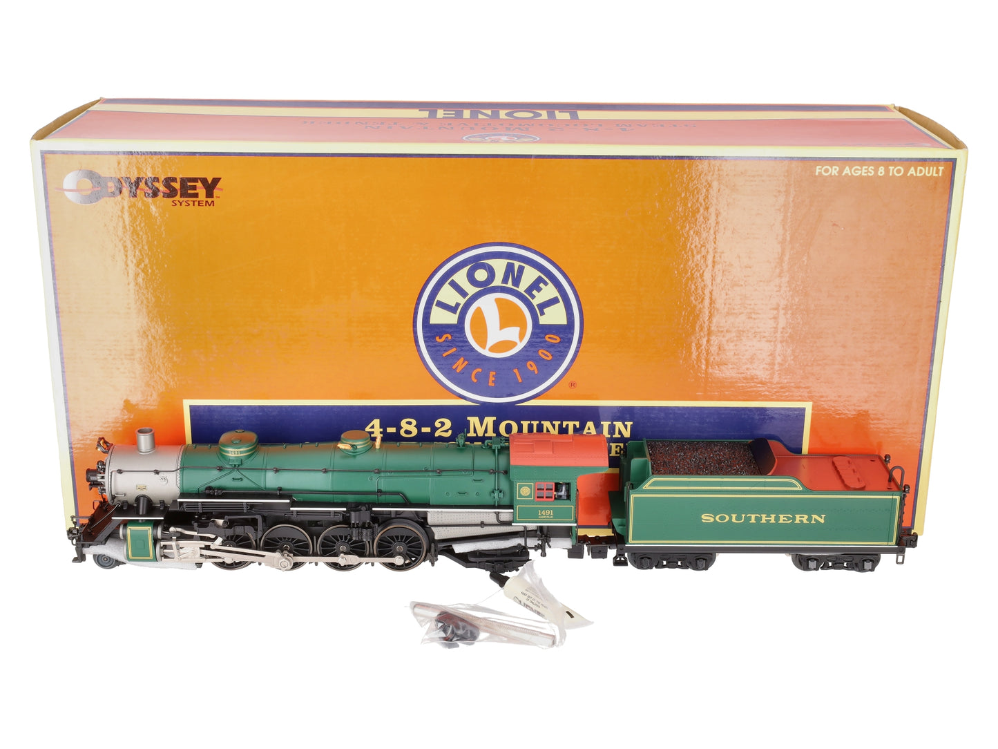 Lionel 6-28057 O Gauge Southern 4-8-2 Mountain Steam Locomotive & Tender #1491 LN/Box