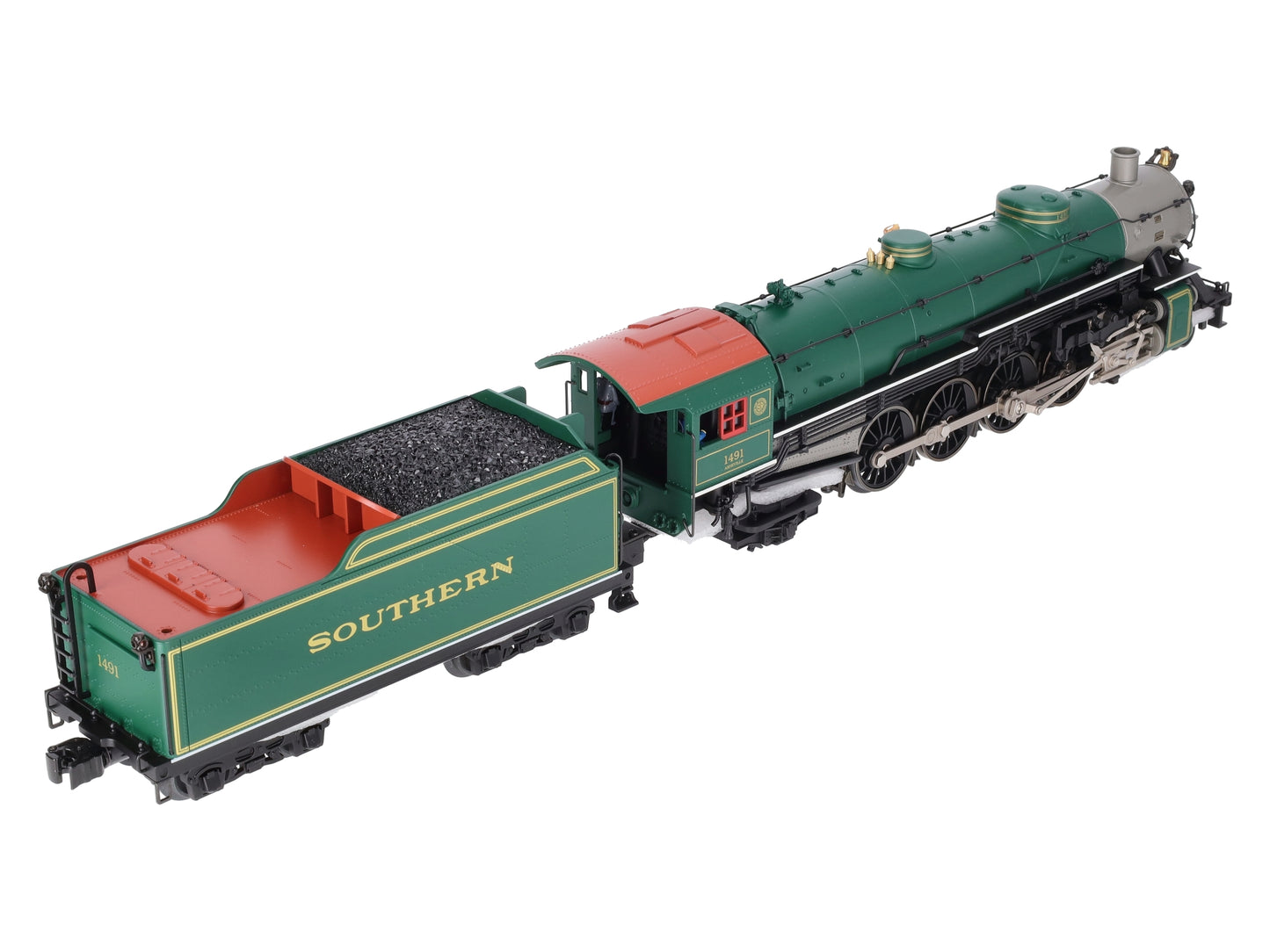 Lionel 6-28057 O Gauge Southern 4-8-2 Mountain Steam Locomotive & Tender #1491 LN/Box