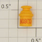 Lionel 3672-7X O Gauge Yellow Bosco Milk Can without Base