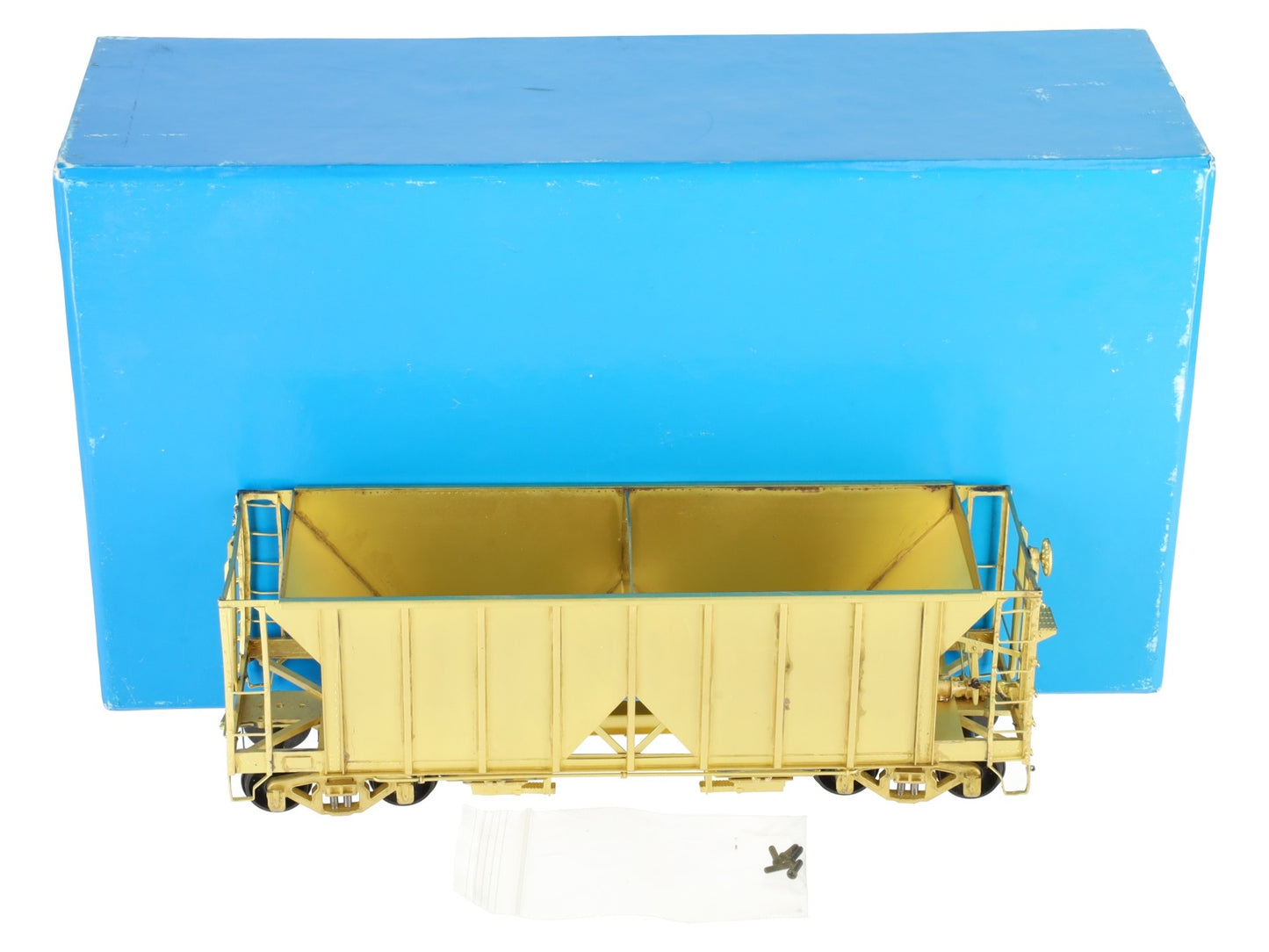 Pecos River Brass 4619 O BRASS Santa Fe Ga-182 Rebuild Ballast Car -2 Rail EX/Box