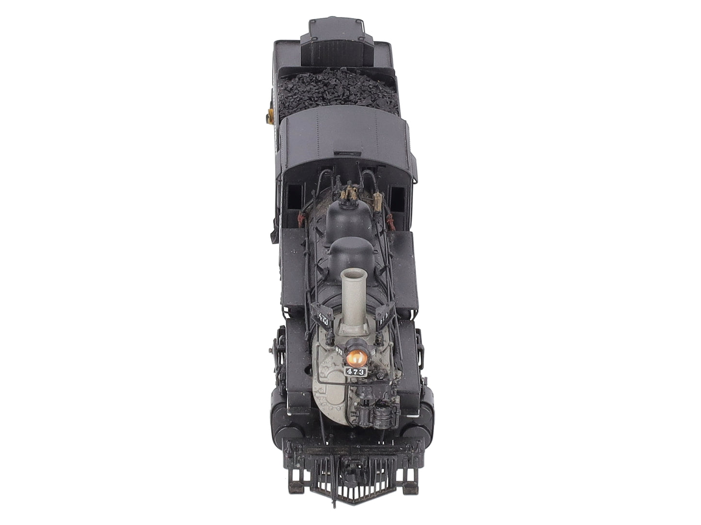 United Models K-28 Brass HOn3 D&RGW 2-8-2 Steam Engine & Tender -Painted EX/Box