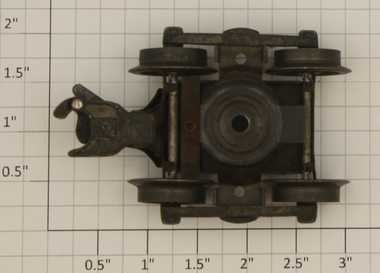 Lionel 479-2 Bar End Freight Car Coupler Truck without Stud with Tab