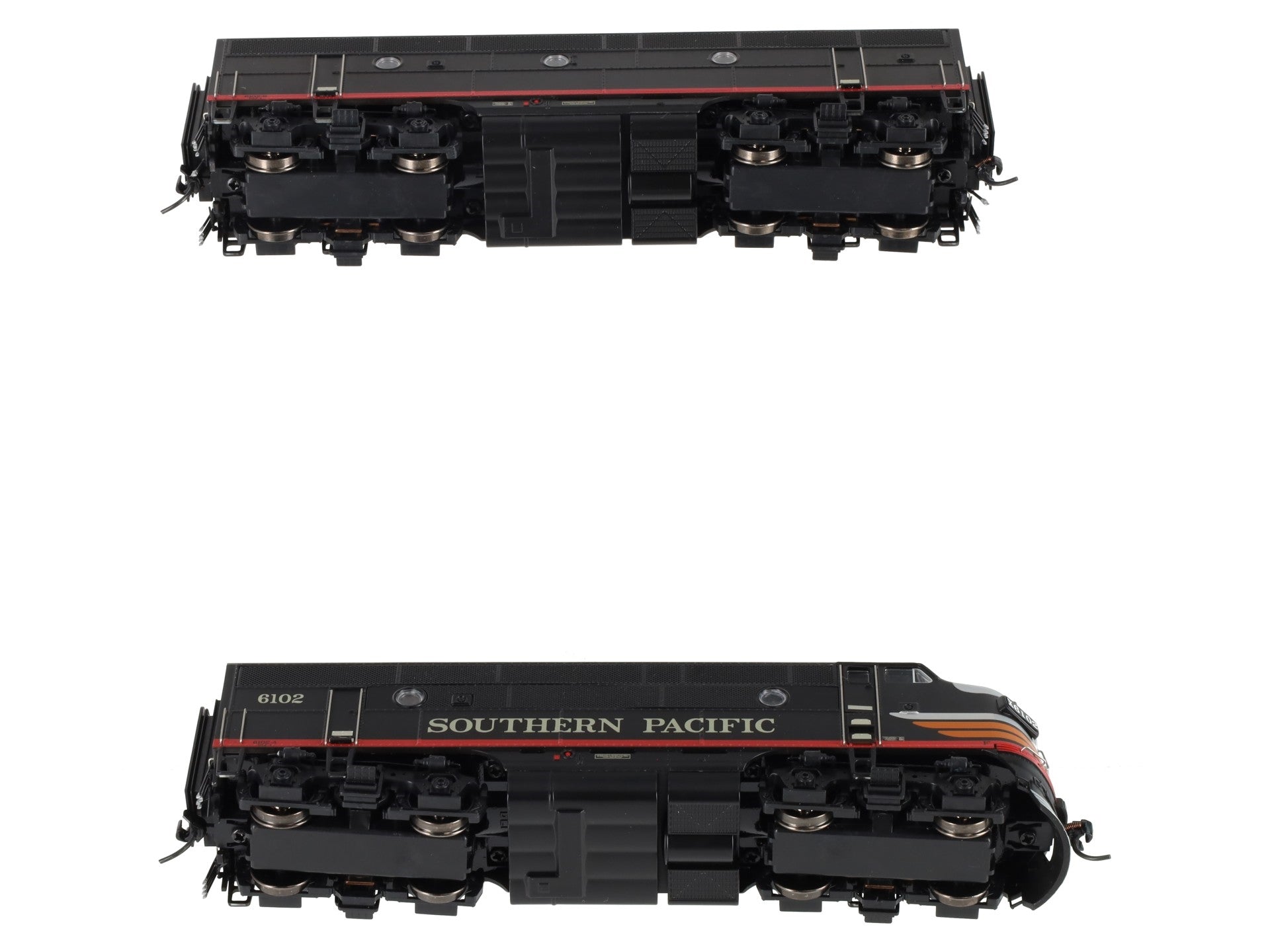 Broadway Limited 4824 HO Southern Pacific F3 A/B Diesel Locomotive #6102A/6102B
