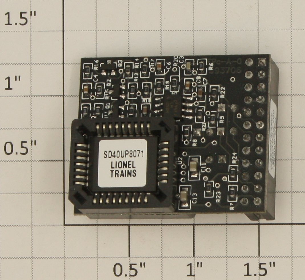 Lionel 691PCB10DA UP SD-40 #8071 Railsounds 4.0 PCB Circuit Board