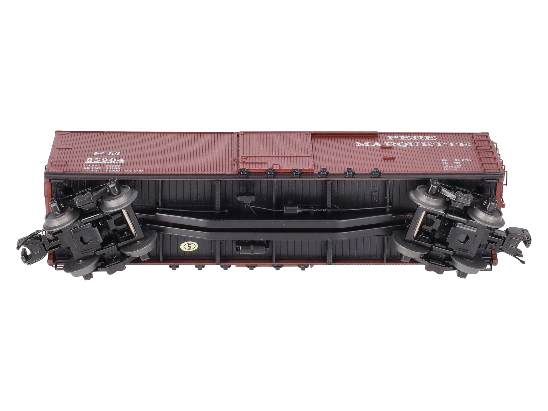 MTH 20-93726 O Pere Marquette 40' Double Sheathed Box #85904
