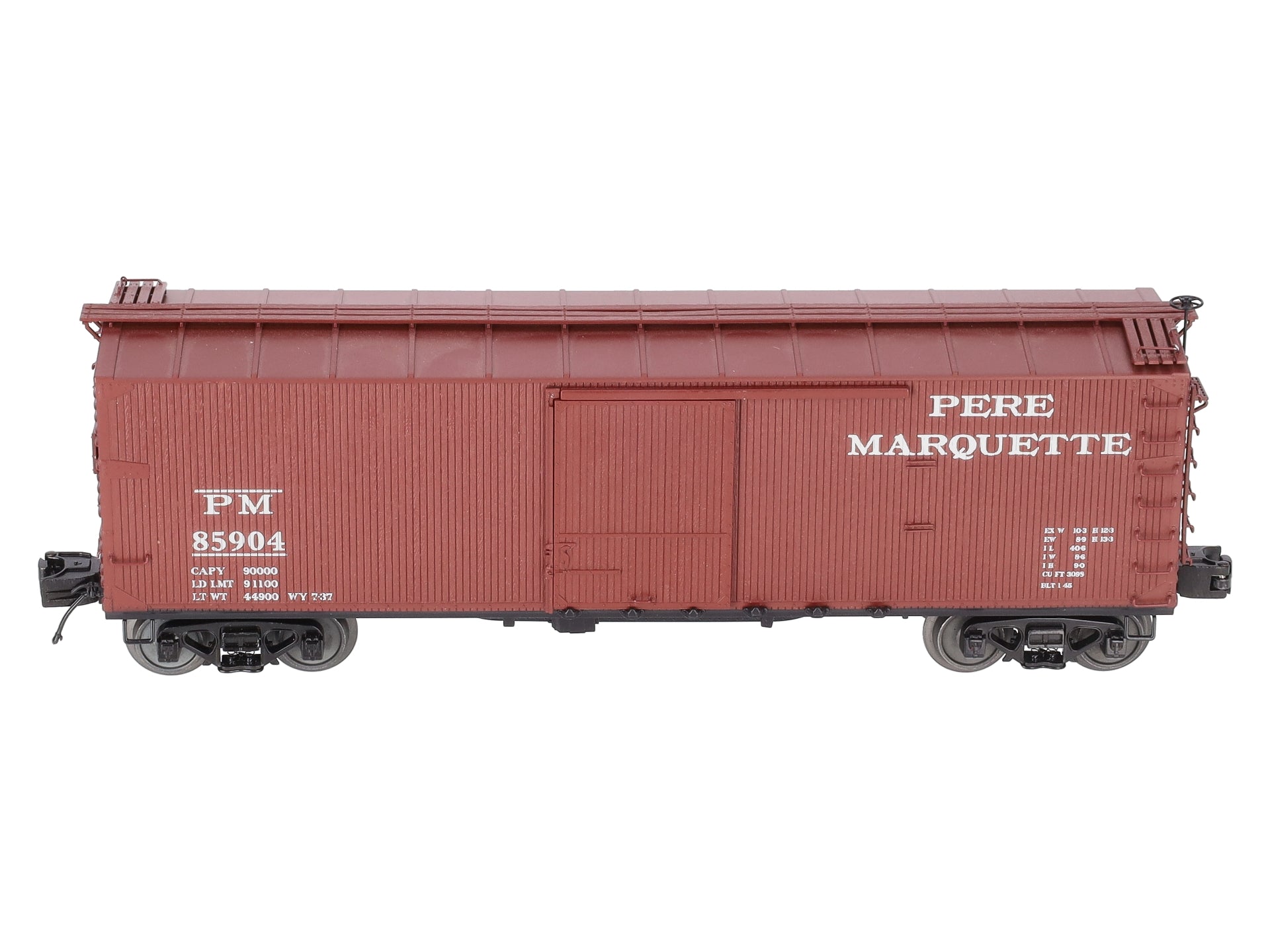 MTH 20-93726 O Pere Marquette 40' Double Sheathed Box #85904