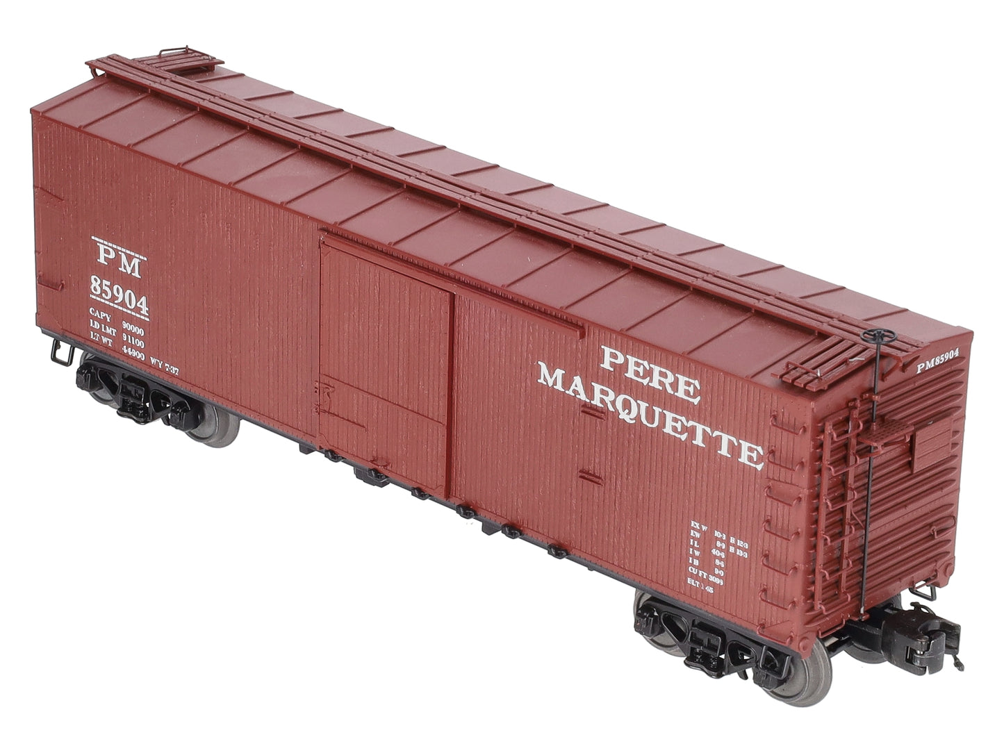 MTH 20-93726 O Pere Marquette 40' Double Sheathed Box #85904