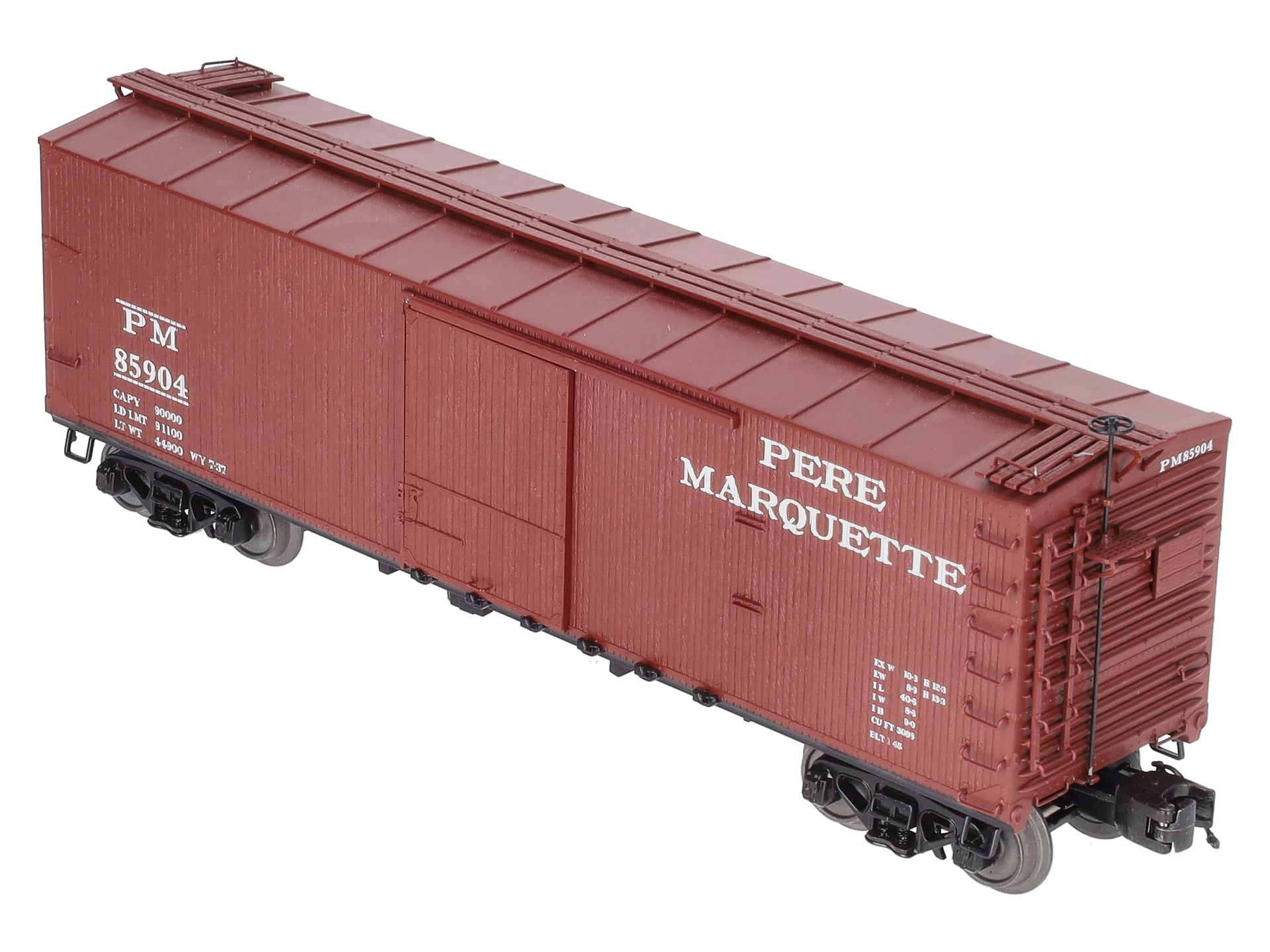 MTH 20-93726 O Pere Marquette 40' Double Sheathed Box #85904