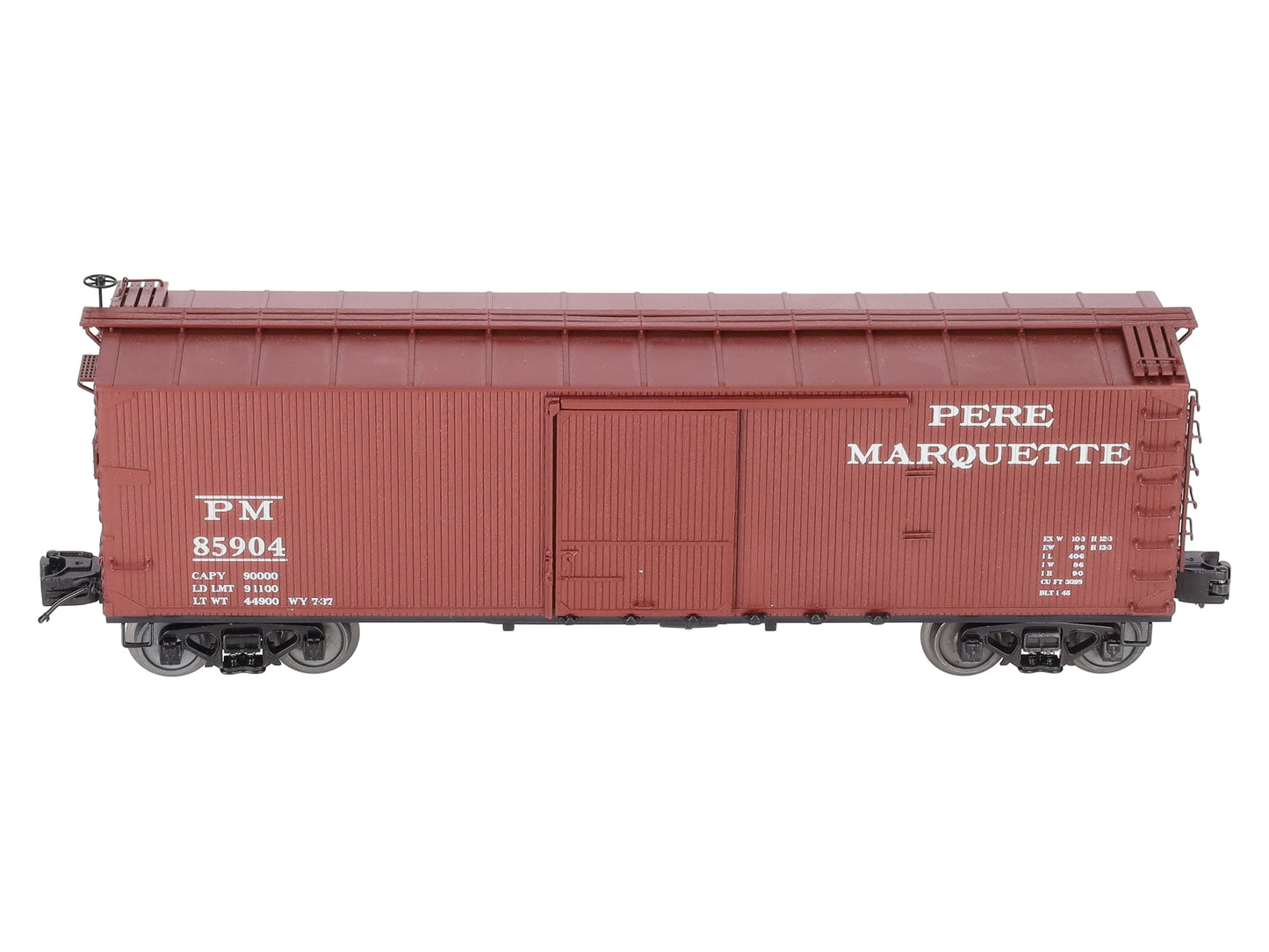 MTH 20-93726 O Pere Marquette 40' Double Sheathed Box #85904