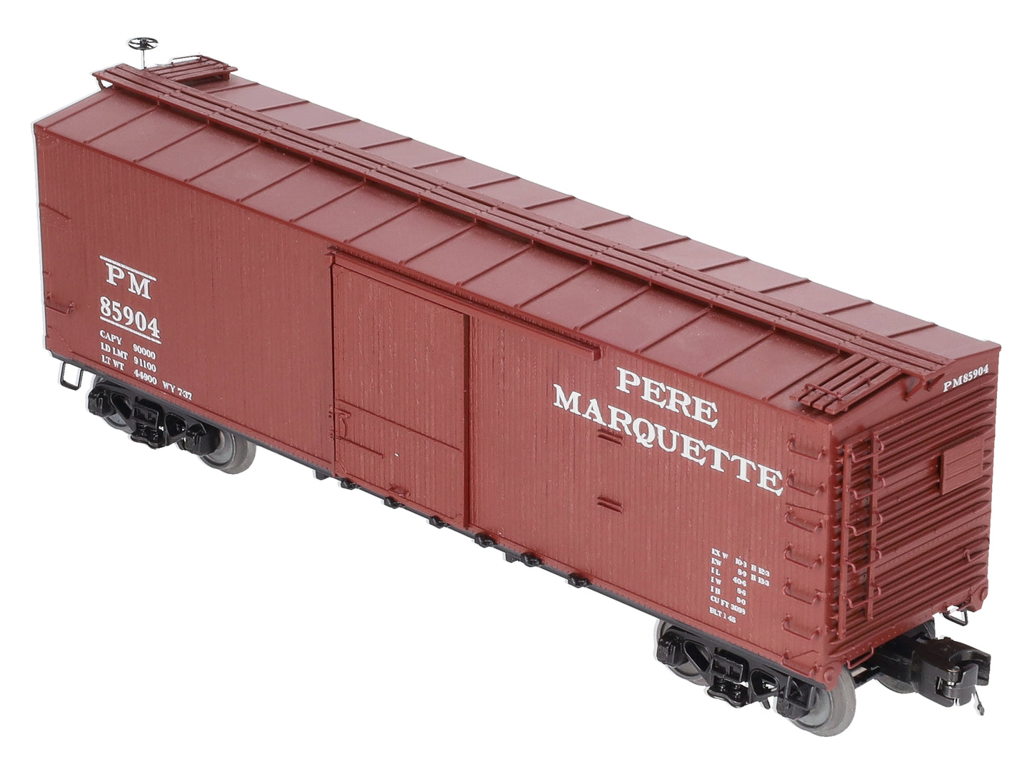 MTH 20-93726 O Pere Marquette 40' Double Sheathed Box #85904