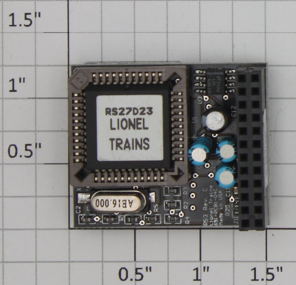 Lionel 691PCB1165 Archive F-3 (6-14512) Railsounds 3.0 PCB Circuit Board