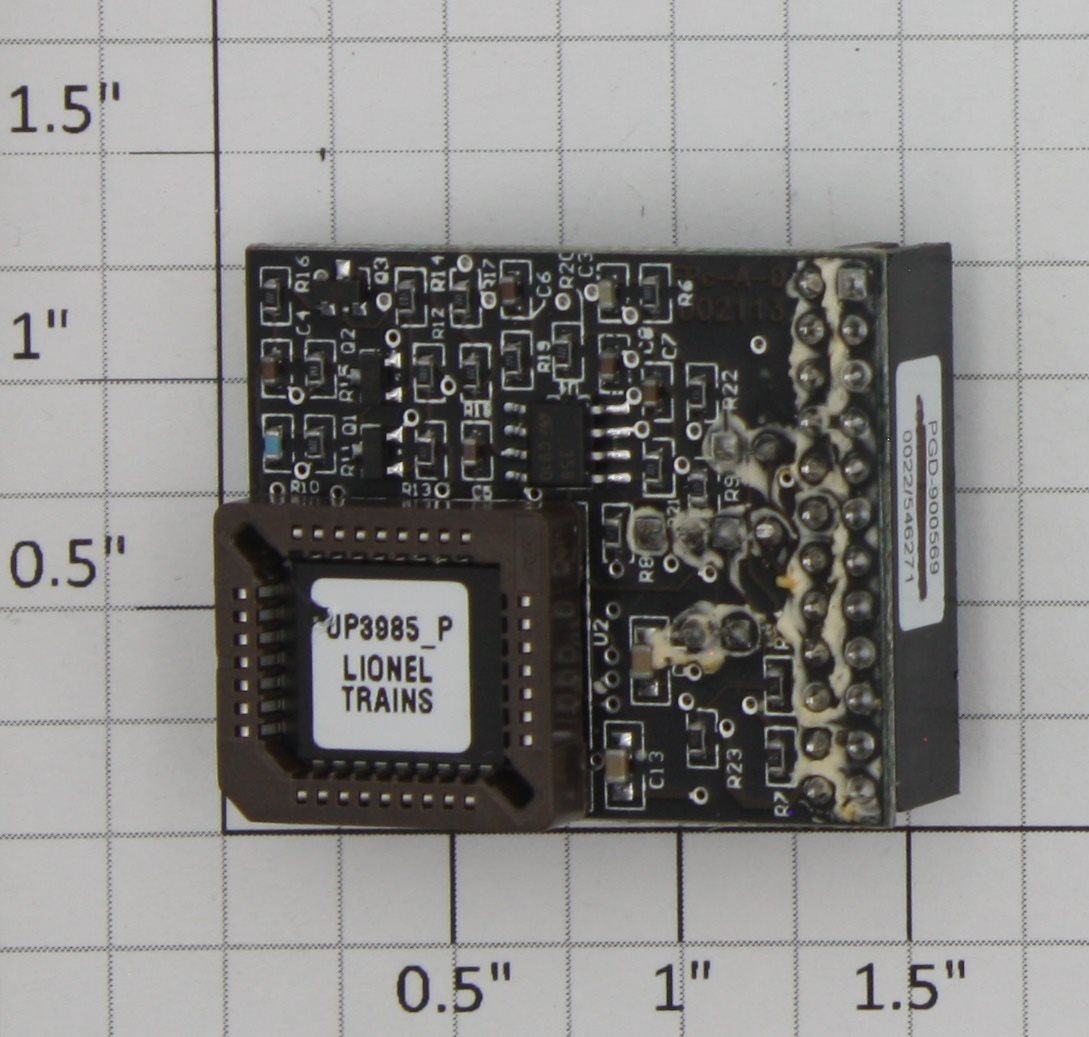 Lionel 691PCB1105 UP Black Challenger #3985 Railsounds 4.0 PCB Circuit Board