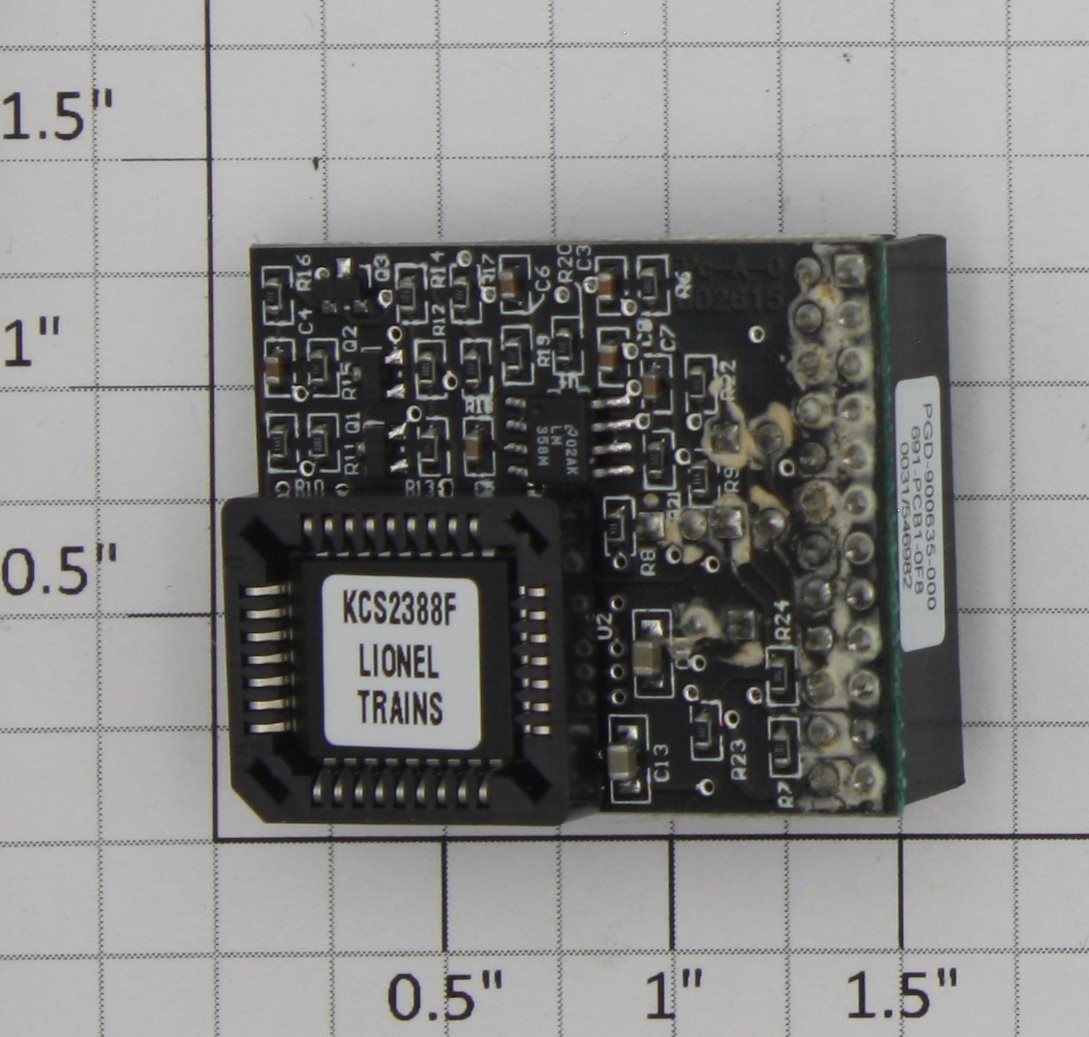 Lionel 691PCB10F8 KCS F-3A #2388 Railsounds 4.0 PCB Circuit Board
