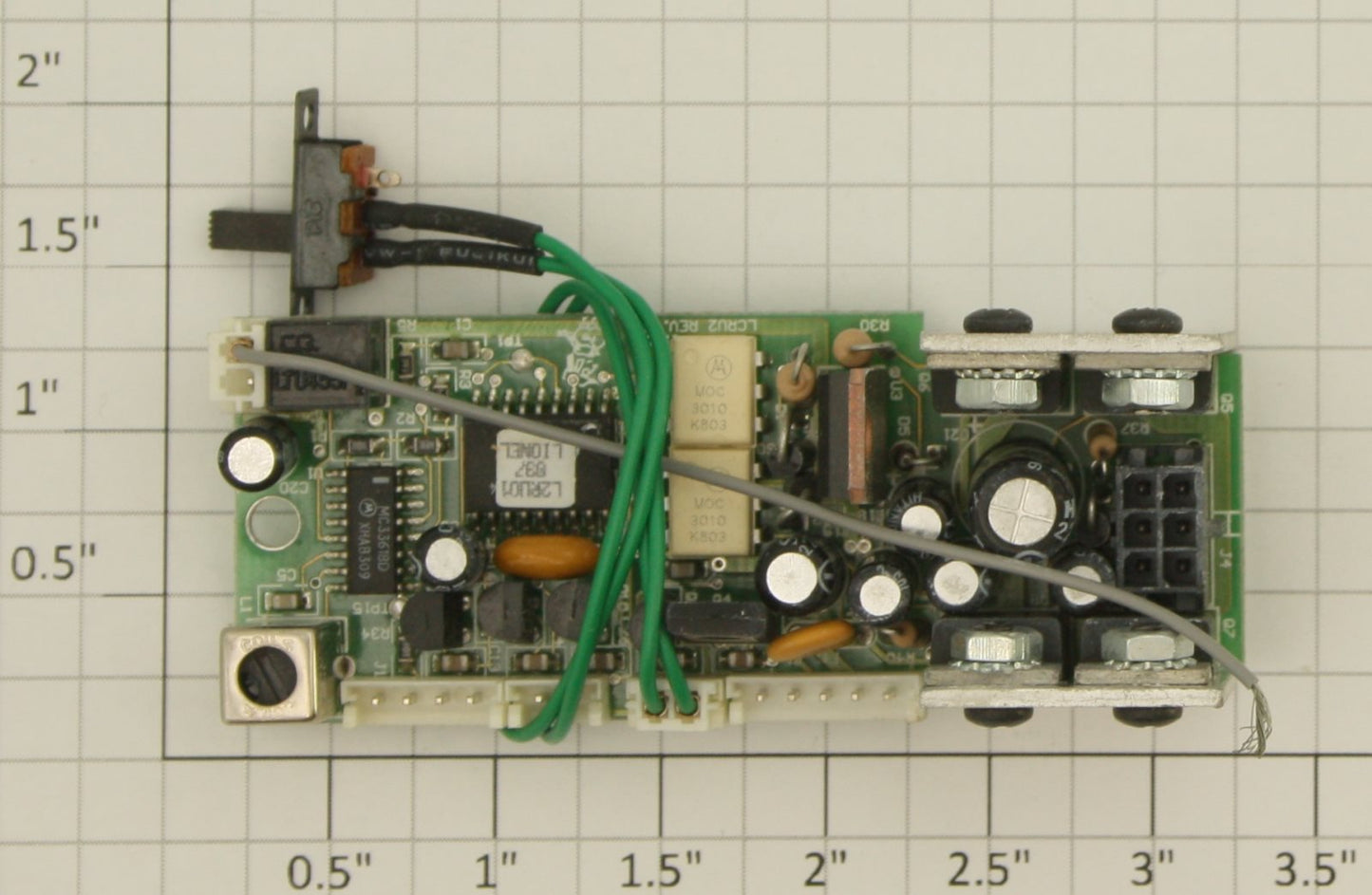 Lionel 18071-256 LCRU 2 w/Harness for 2 Motor-Diesel PCB Circuit Board
