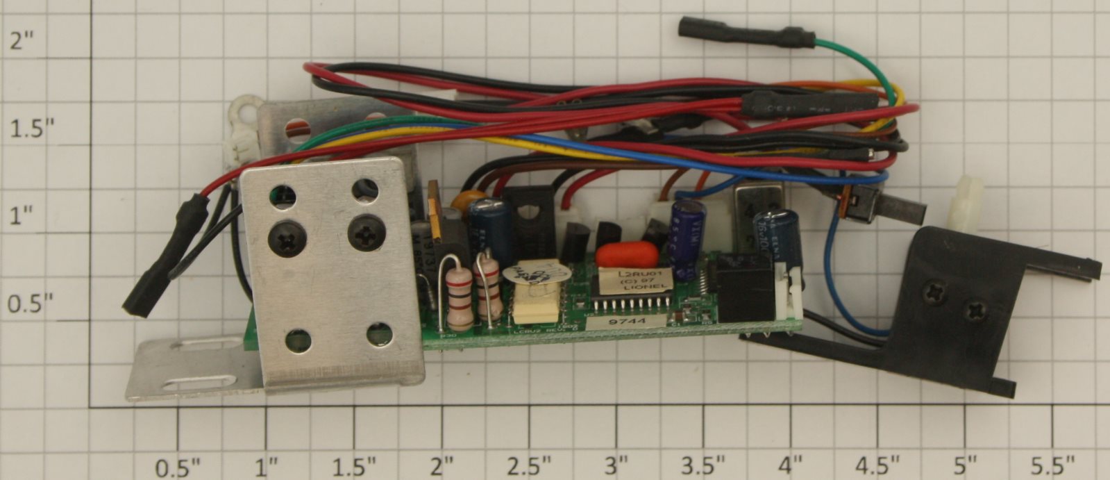Lionel 6108056556 LCRU 2 PCB Circuit Board W/ Harness (1 Motor-Steam)