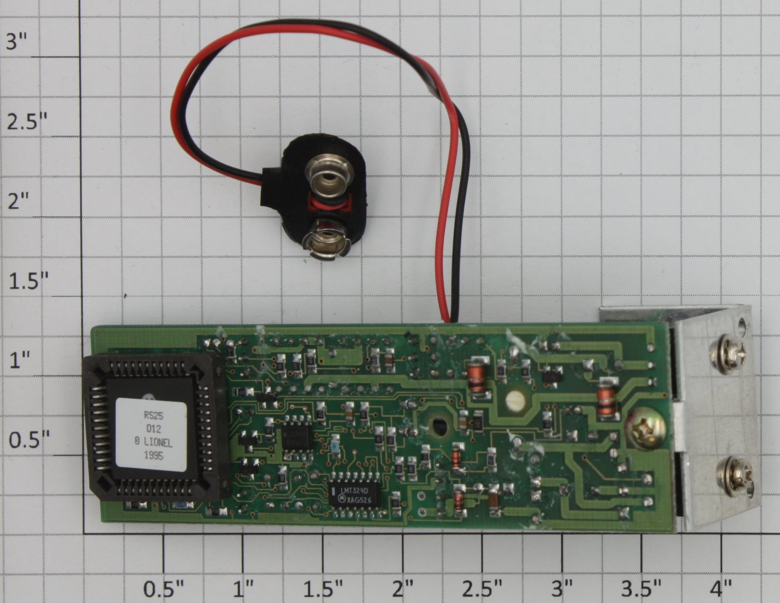 Lionel 6108124040 ACL F-3B #342B Railsounds 2.5 PCB Circuit Board