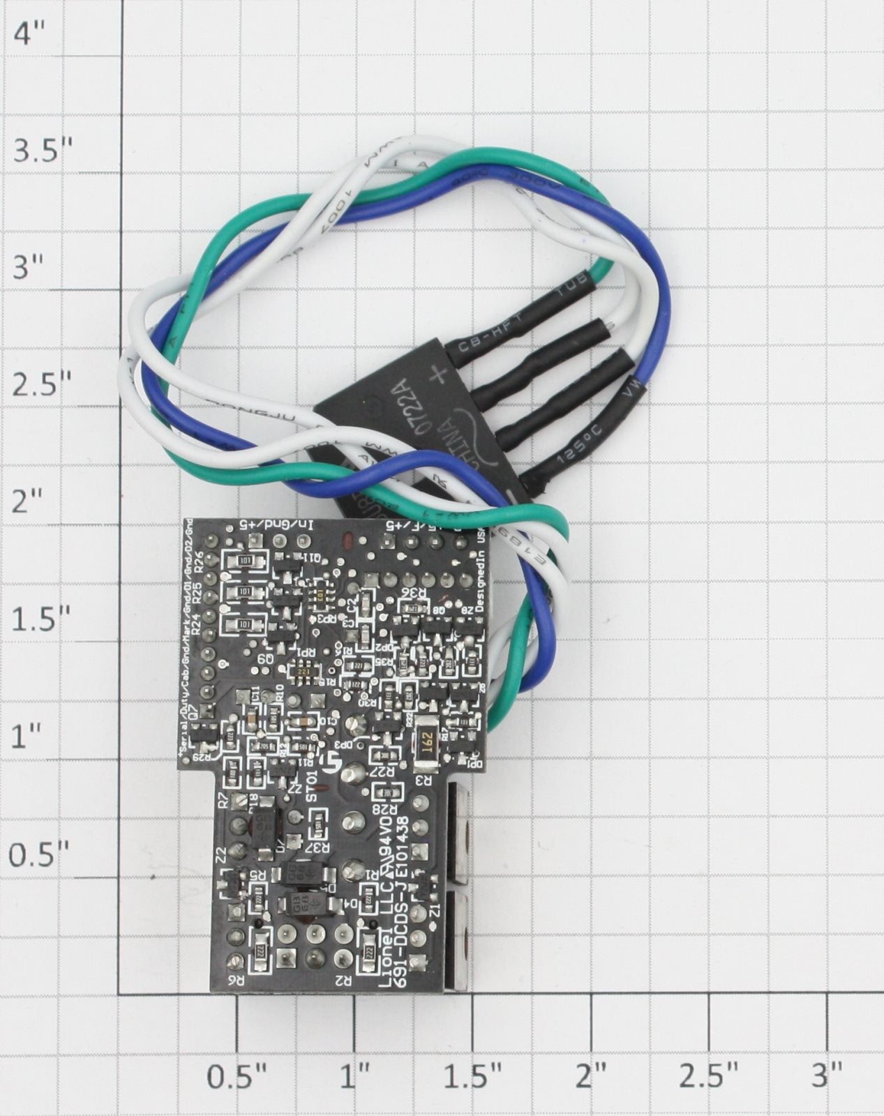 Lionel 691DCDS110 DCDS-J Motor Driver PCB Board / Tethered Bridge S12 Code