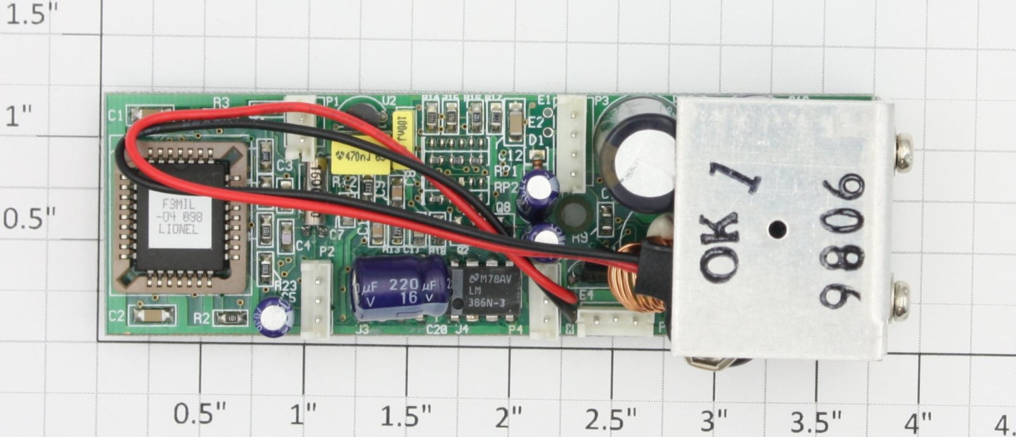 Lionel 691PCB1034 MILW F-3B #2378B Railsounds 2.5 PCB Circuit Board