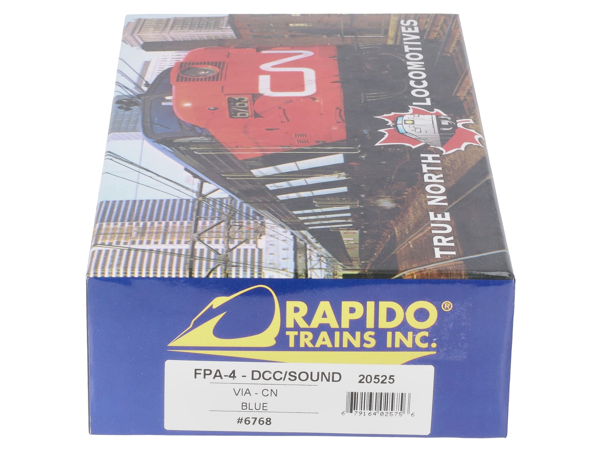 Rapido Trains 20525 HO VIA Rail Canada MLW FPA4 with Sound & DCC #6768