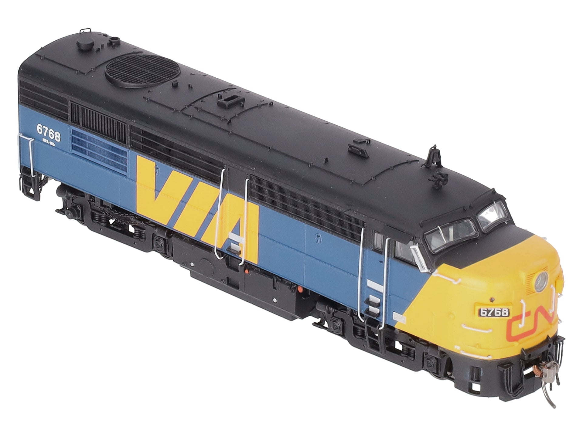 Rapido Trains 20525 HO VIA Rail Canada MLW FPA4 with Sound & DCC #6768