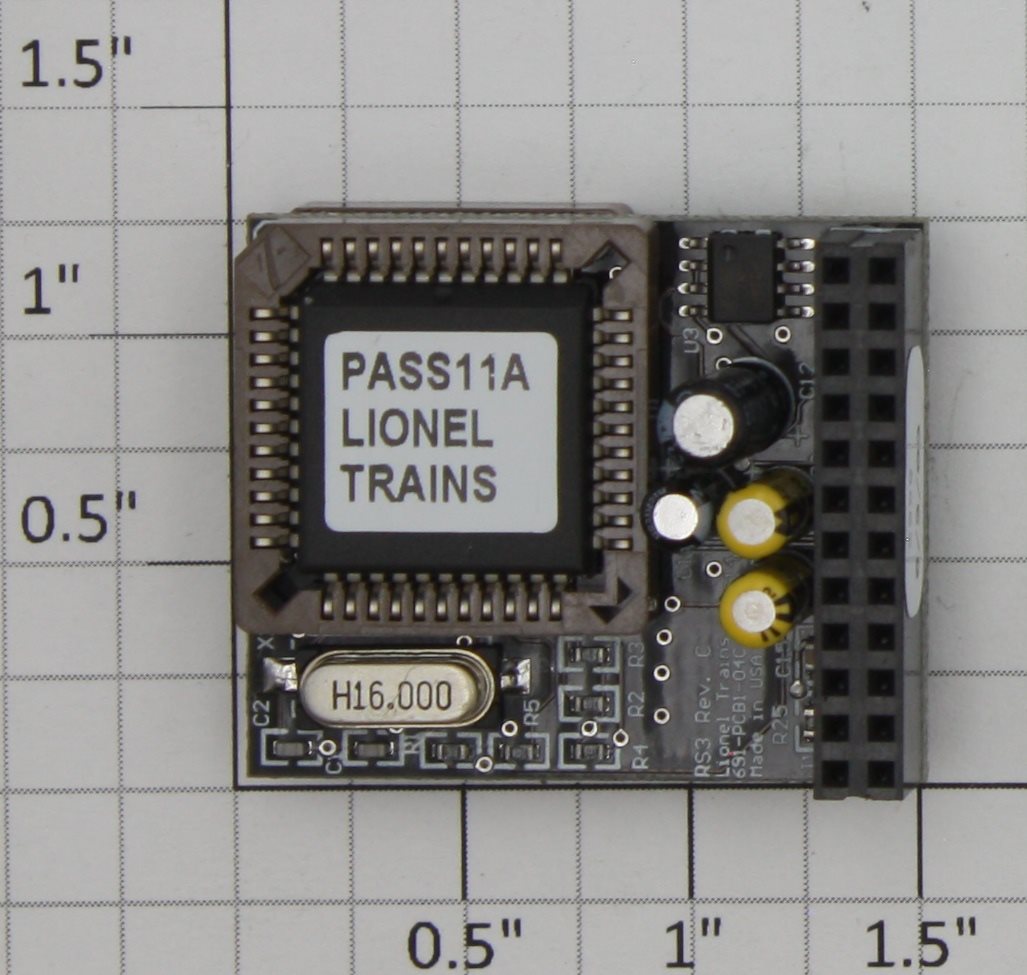 Lionel 691RS4E02F N&W Stationsounds(6-15384)Railsounds 4E PCB Circuit Board