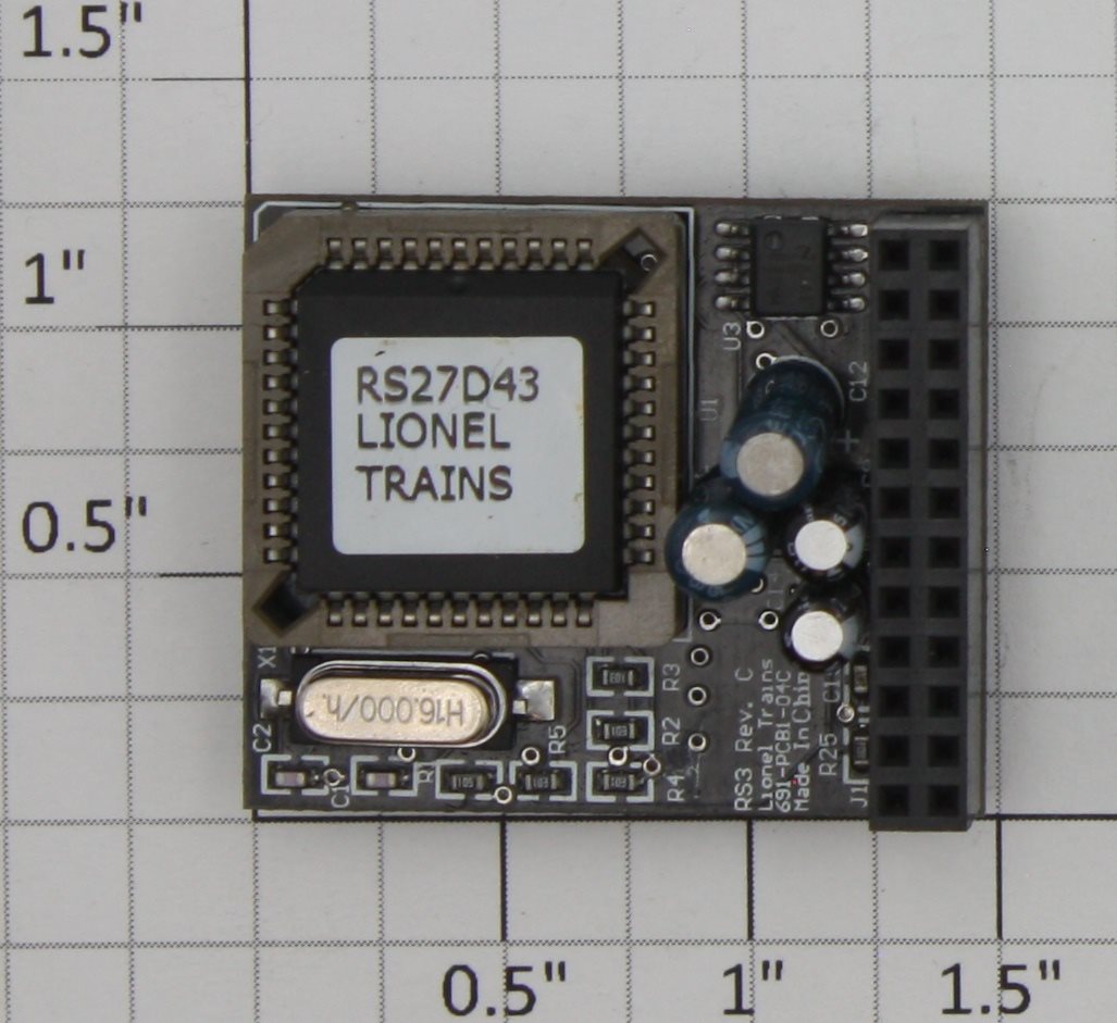 Lionel 691RS4E019 Pioneer Zephyr #9900 Railsounds 4E PCB Circuit Board
