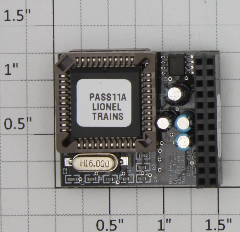Lionel 691RS4E02E NYC Stationsounds(6-15383)Railsounds 4E PCB Circuit Board