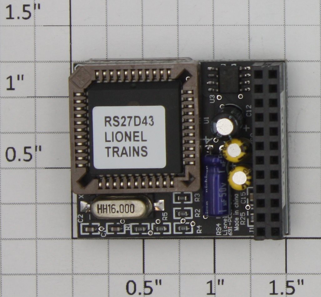 Lionel 691RS4E02D Wabash F-3B (6-31711) Railsounds 4E PCB Circuit Board