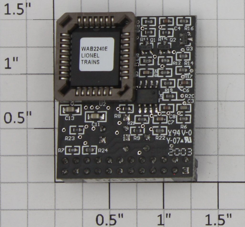 Lionel 691RS4E02D Wabash F-3B (6-31711) Railsounds 4E PCB Circuit Board
