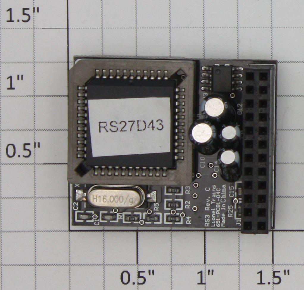 Lionel 691RS4E028 CP LM SD-90 #9107 Railsounds 4E PCB Circuit Board