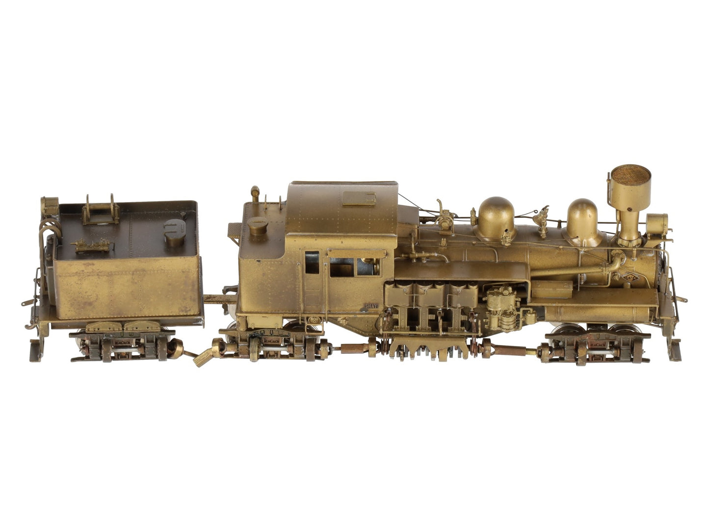 United Scale Models HO BRASS Pacific Coast Shay Locomotive - unpainted EX/Box