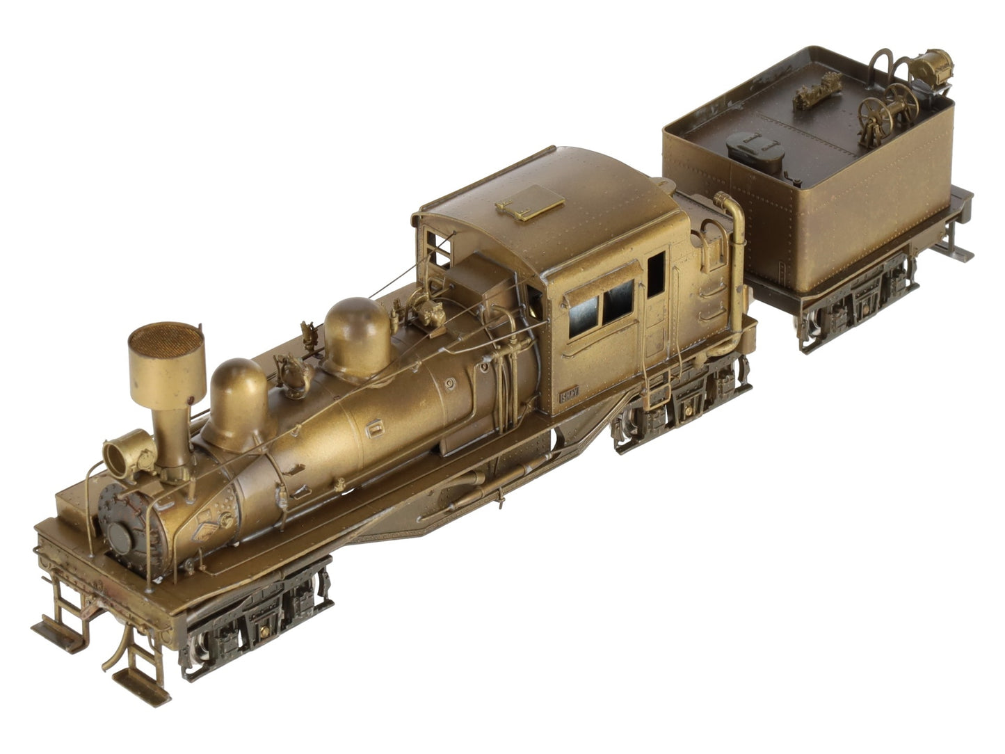 United Scale Models HO BRASS Pacific Coast Shay Locomotive - unpainted EX/Box