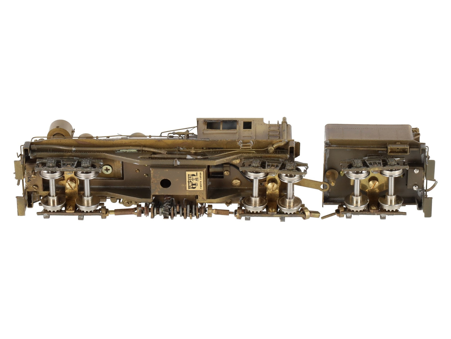 United Scale Models HO BRASS Pacific Coast Shay Locomotive - unpainted EX/Box