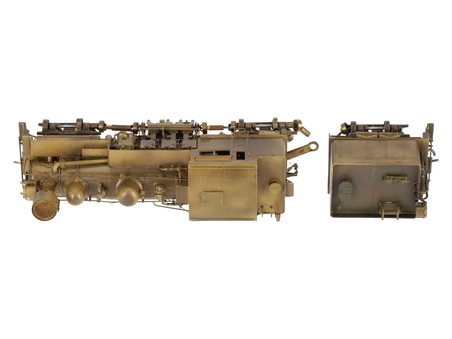 United Scale Models HO BRASS Pacific Coast Shay Locomotive - unpainted EX/Box