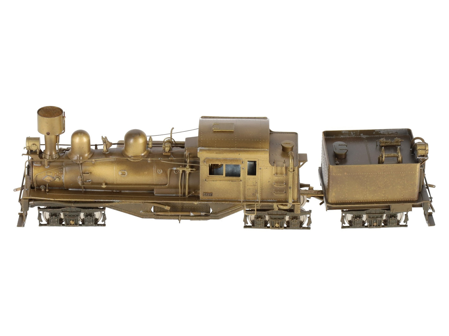 United Scale Models HO BRASS Pacific Coast Shay Locomotive - unpainted EX/Box
