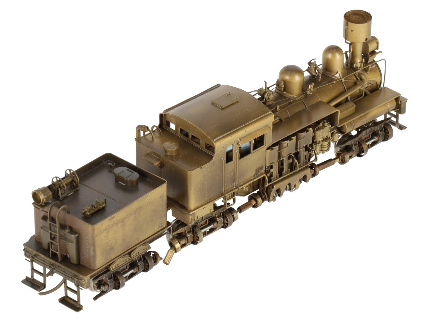 United Scale Models HO BRASS Pacific Coast Shay Locomotive - unpainted EX/Box