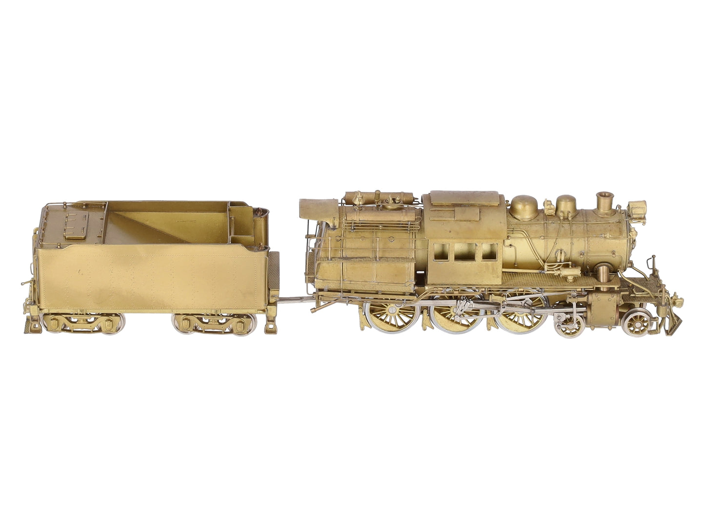 Custom NJ Brass ST-877 BRASS HO Reading L7sb 4-6-0 Camelback & Tender EX/Box