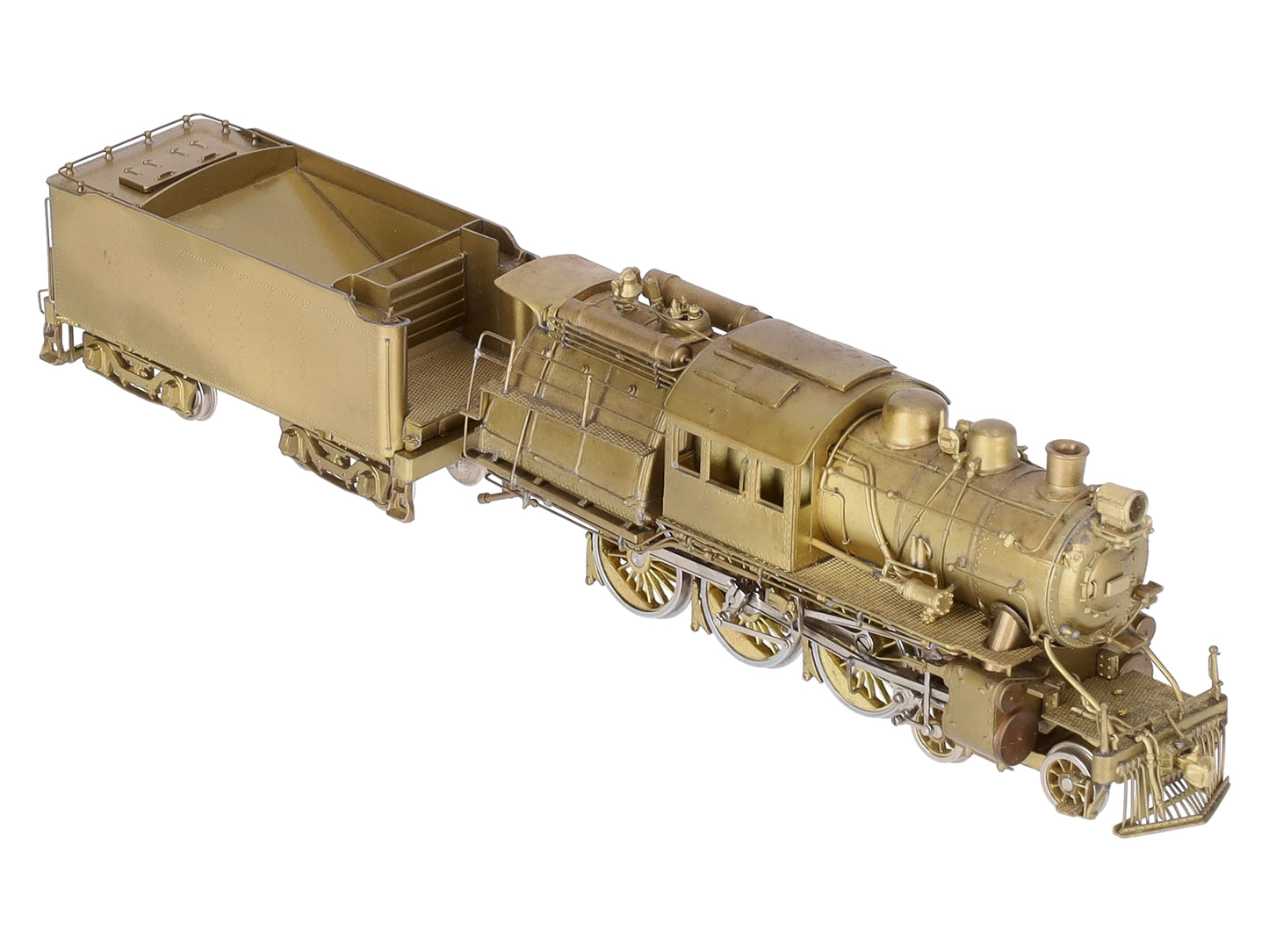 Custom NJ Brass ST-877 BRASS HO Reading L7sb 4-6-0 Camelback & Tender EX/Box