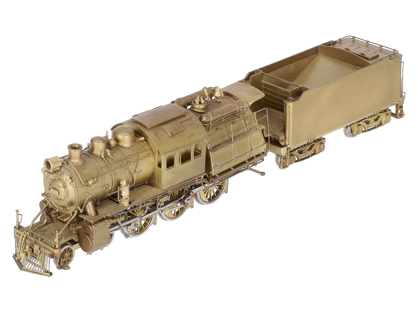 Custom NJ Brass ST-877 BRASS HO Reading L7sb 4-6-0 Camelback & Tender EX/Box