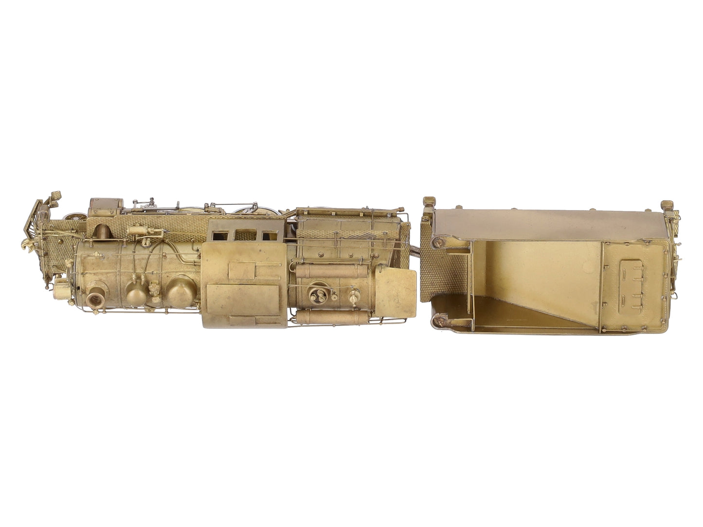 Custom NJ Brass ST-877 BRASS HO Reading L7sb 4-6-0 Camelback & Tender EX/Box